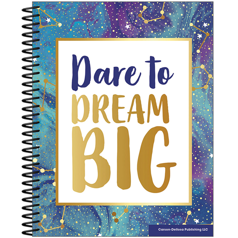 Carson Dellosa CD-105021 Galaxy Teacher Planner Plan Book - 128 Pages, 8 3/8" x 10 7/8"" Image 1