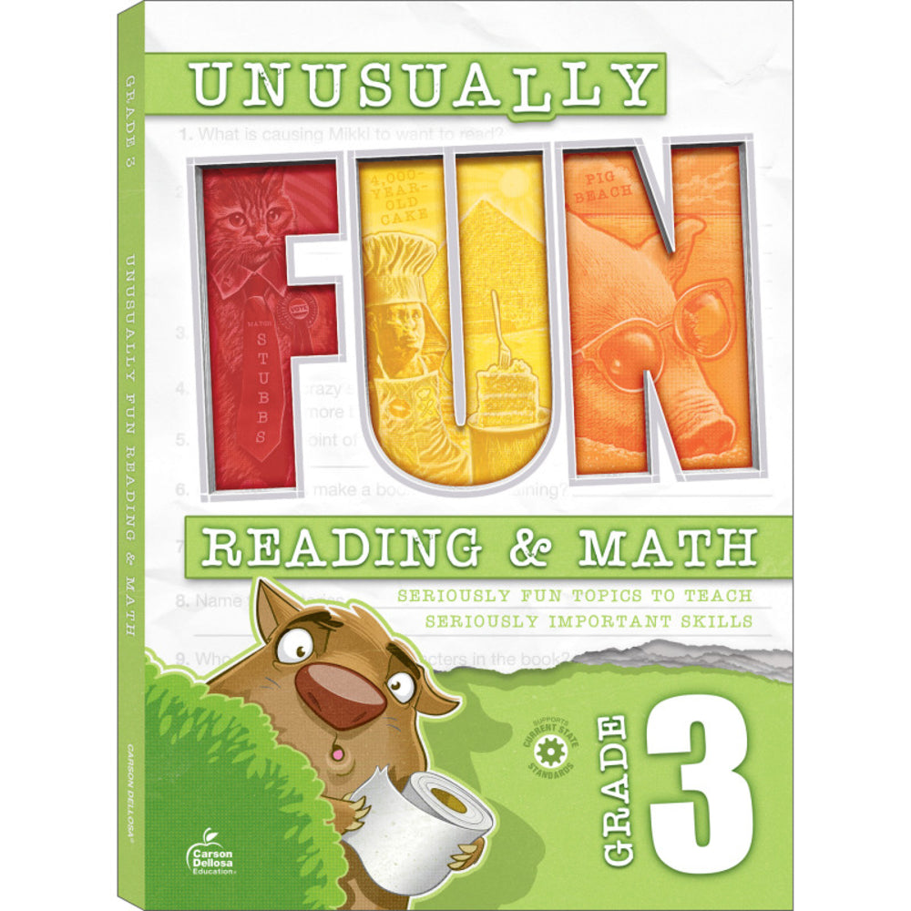 Carson Dellosa CD-705468 3rd Grade Math & Reading Workbook Image 1
