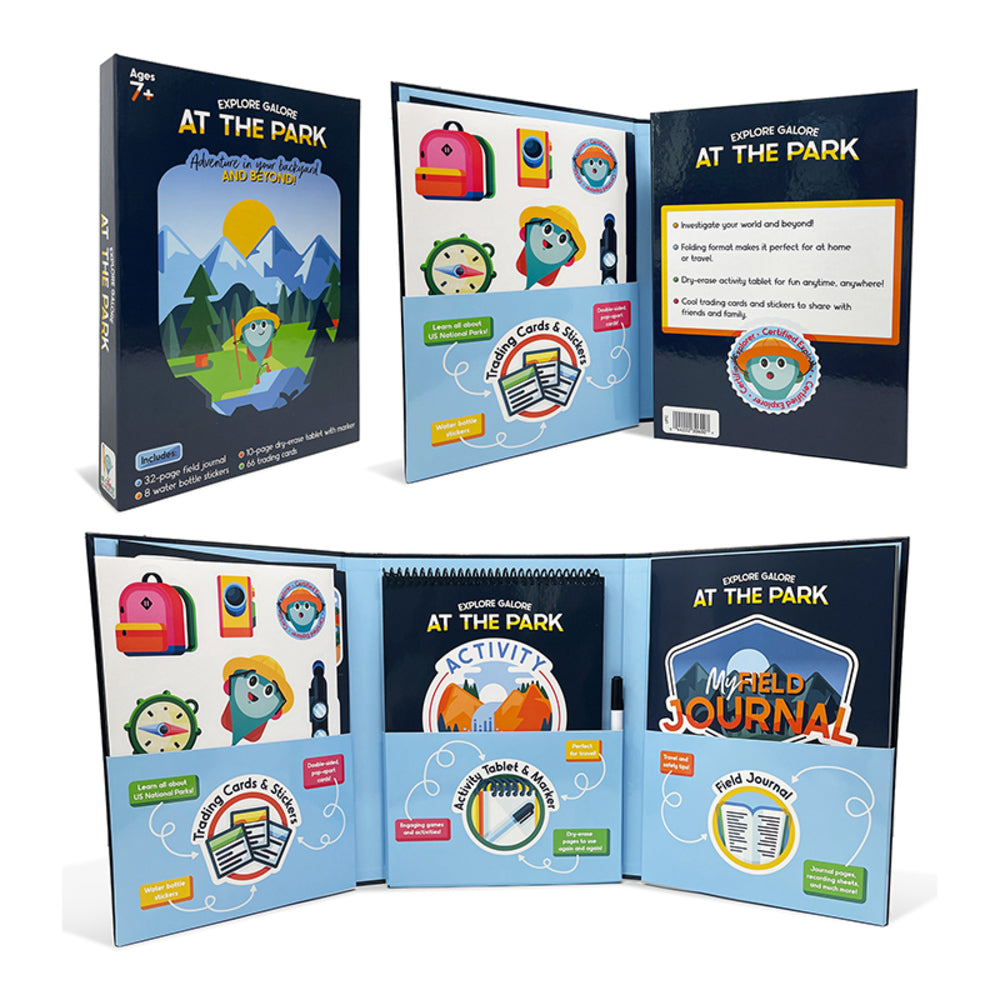 Carson Delloa CD-705484 Explore Galore: At the Park Dry-Erase Activity Set Image 1