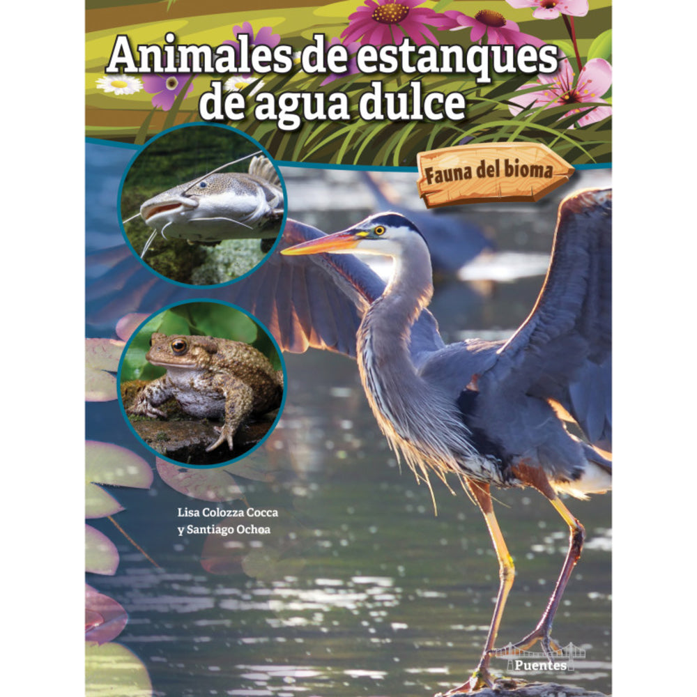 Carson Dellosa CD-9781731654649 Freshwater Pond Animals Book Image 1