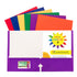 C-Line CLI06400DS 2-Pocket Laminated Paper Folder 3-Hole Punch Image 1
