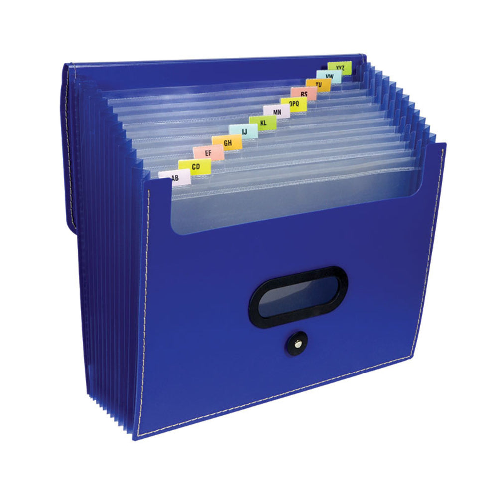 C-Line Products Inc CLI48015 13-Pocket Expanding File Blue Image 1