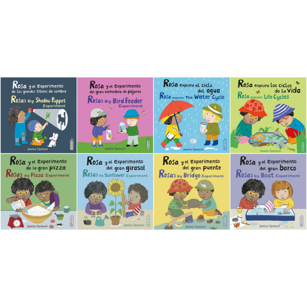 Childs Play Books CPY9781786289841 Rosa's Workshop Bilingual STEM Set 1 And 2 Image 1