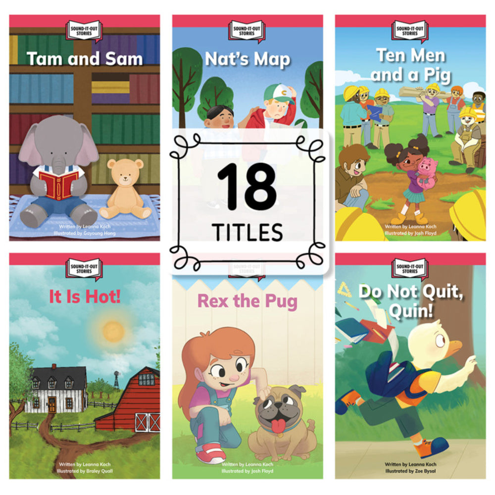 Creative Teaching Press CTP11021 Decodable Readers Set 1 Sound-It-Out Stories Image 1