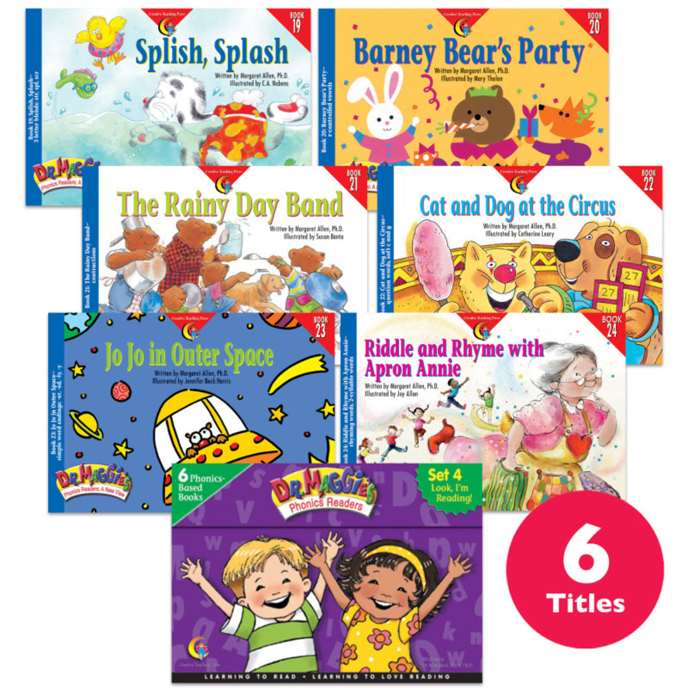 Creative Teaching Press CTP2888 Phonics Readers Boxed Set 4: Look I'm Reading! Image 1