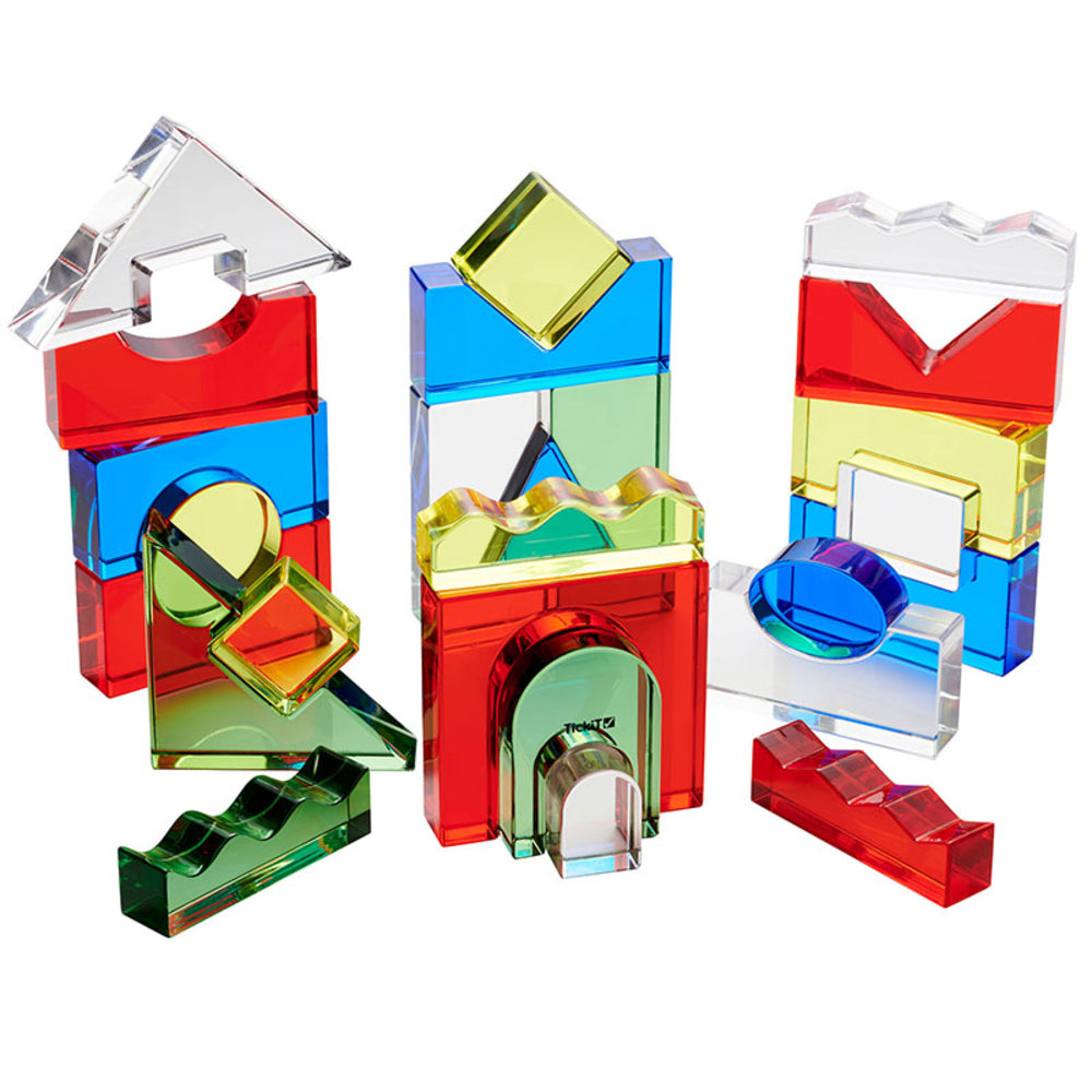 Learning Advantage CTU72606 Color Crystal Block Set Image 1