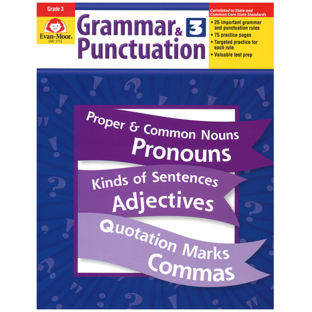 Evan-Moor EMC2713 Grammar & Punctuation Grade 3 Image 1