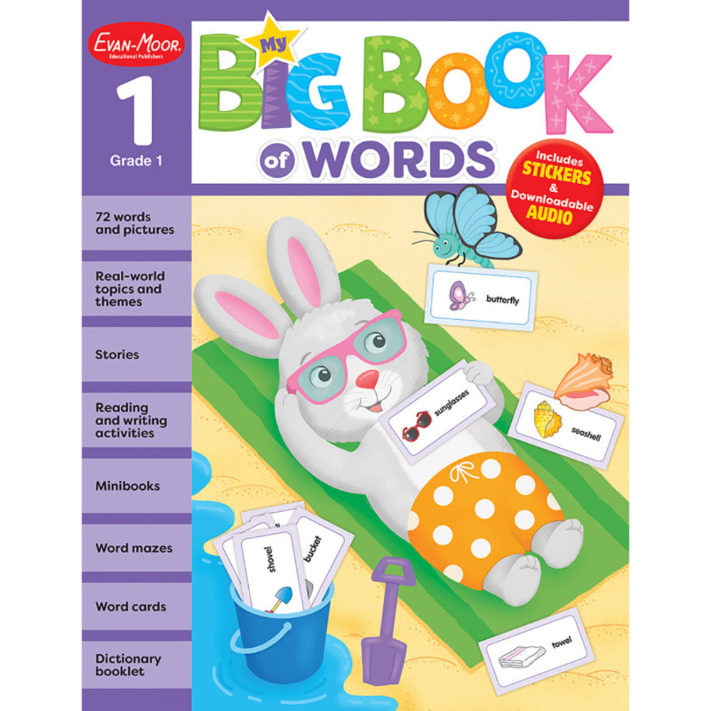 Evan-Moor EMC3103 Grade 1 Big Book of Words Image 1