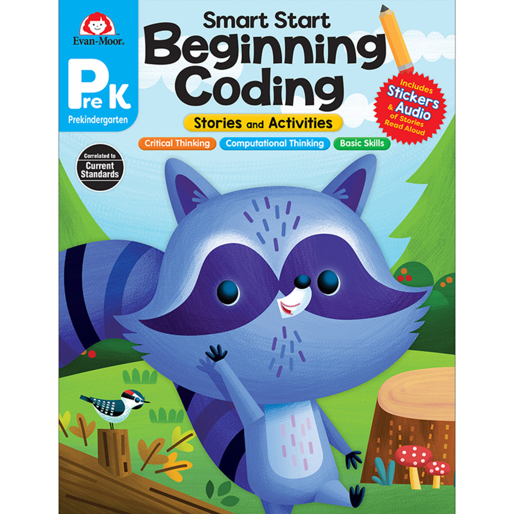 Evan-Moor EMC5917 Coding Stories & Activities Grade PreK Image 1