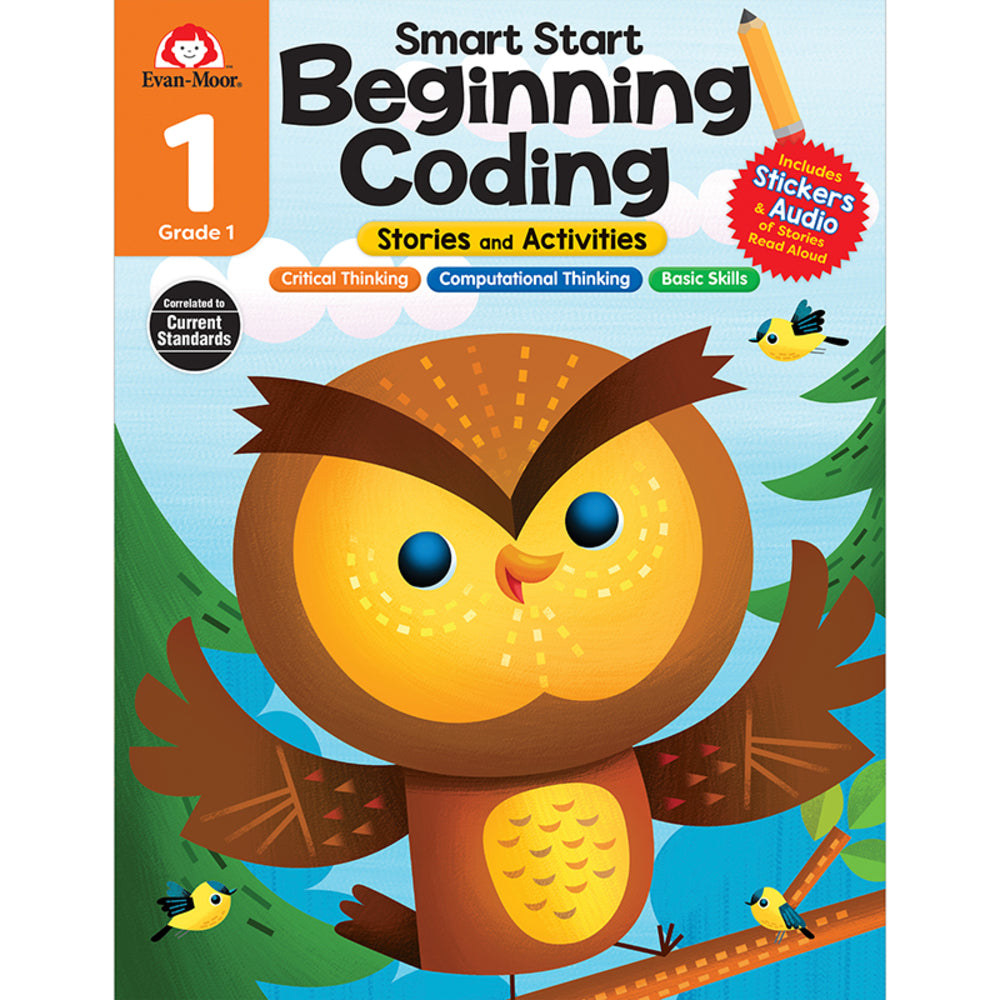 Evan-Moor EMC5919 Smart Start Coding Stories Grade 1 Image 1