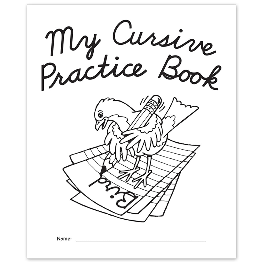 TEACHER CREATED RESOURCES EP-62140 My Own Books: Cursive Practice Book 10-Pack Image 1