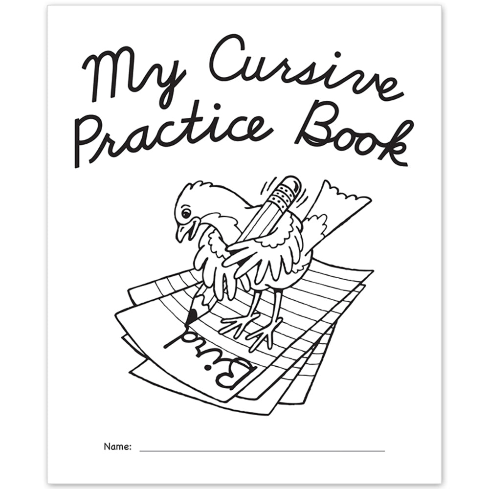 Teacher Created Resources EP-63880 Cursive Practice Book Image 1