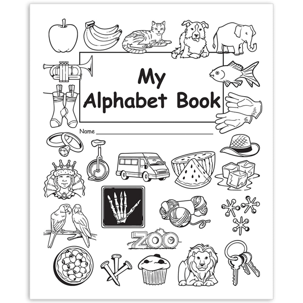 Teacher Created Resources EP-66801 My Own Books: Alphabet Book 10-Pack Image 1