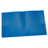 Tops ESS76019 Poly 2-Pocket Portfolio Blue - Pack of 25 Image 1