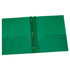 Tops Ess76024 Green Poly 2 Pocket Portfolio Prongs - Pack of 25 Image 1