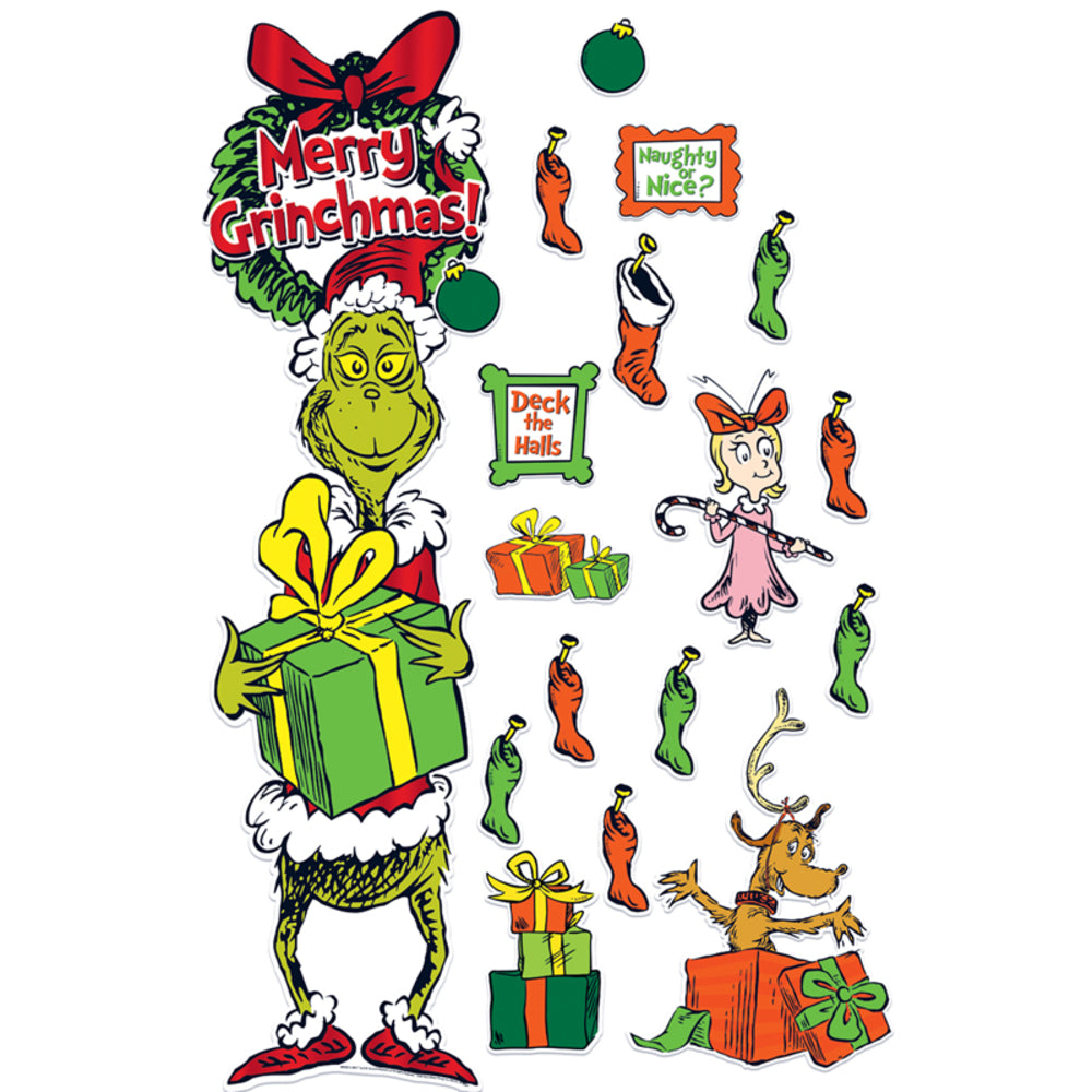 Eureka EU-849331 Dr. Seuss The Grinch Door Decor Kit Image 1