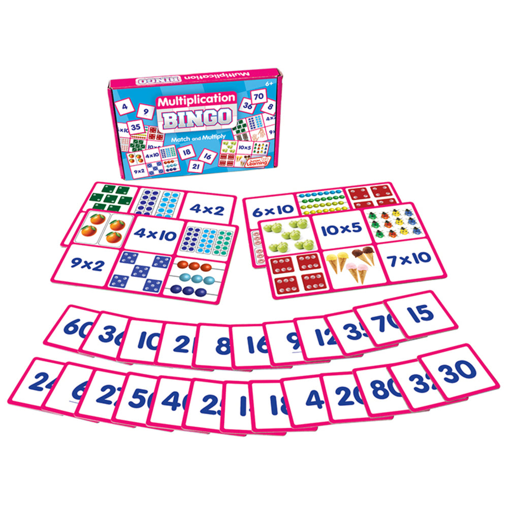 Junior Learning JRL550 Multiplication Bingo Game Image 1