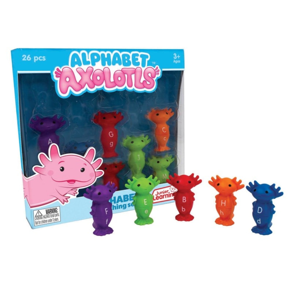 Junior Learning JRL724 Alphabet Axolotls Matching Set Image 1