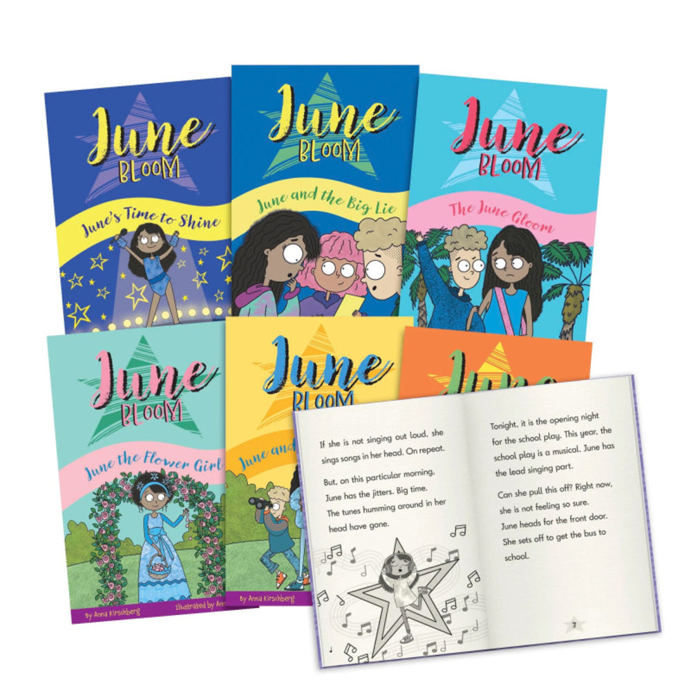 Junior Learning JRLBB163 Decodable Chapter Books Box Set Vowel Sounds Image 1