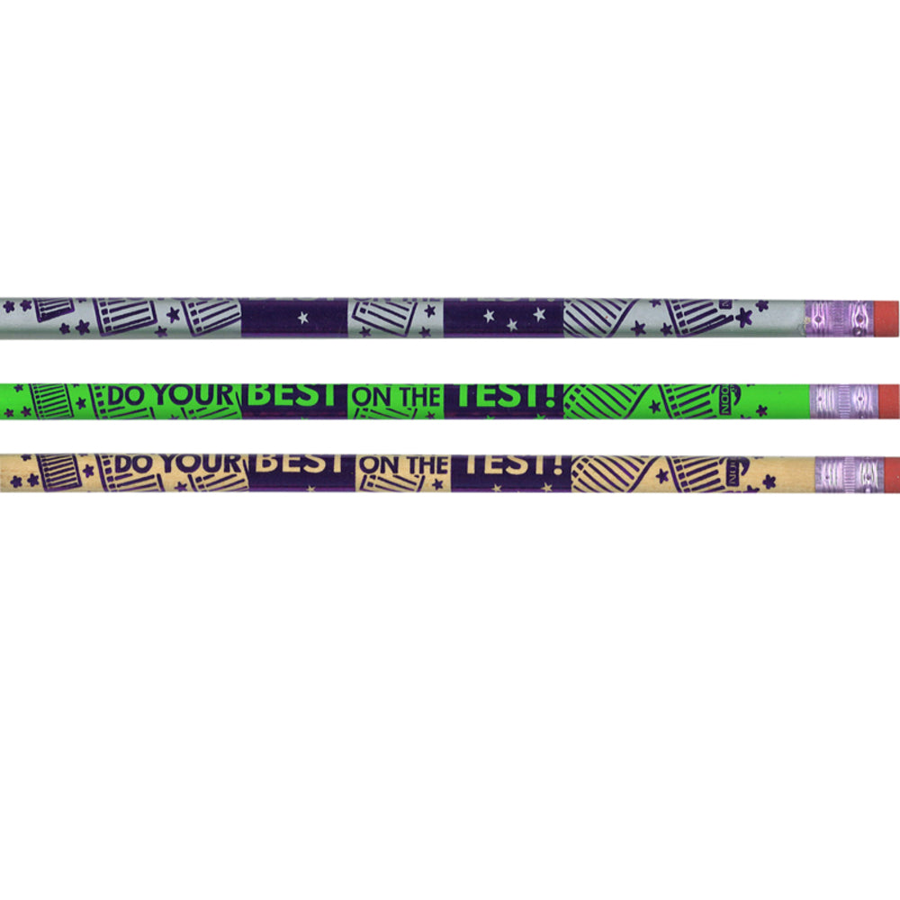 J.R. Moon Pencil Co. JRM7442B Test Pencils - Do Your Best (Dozen) Image 1