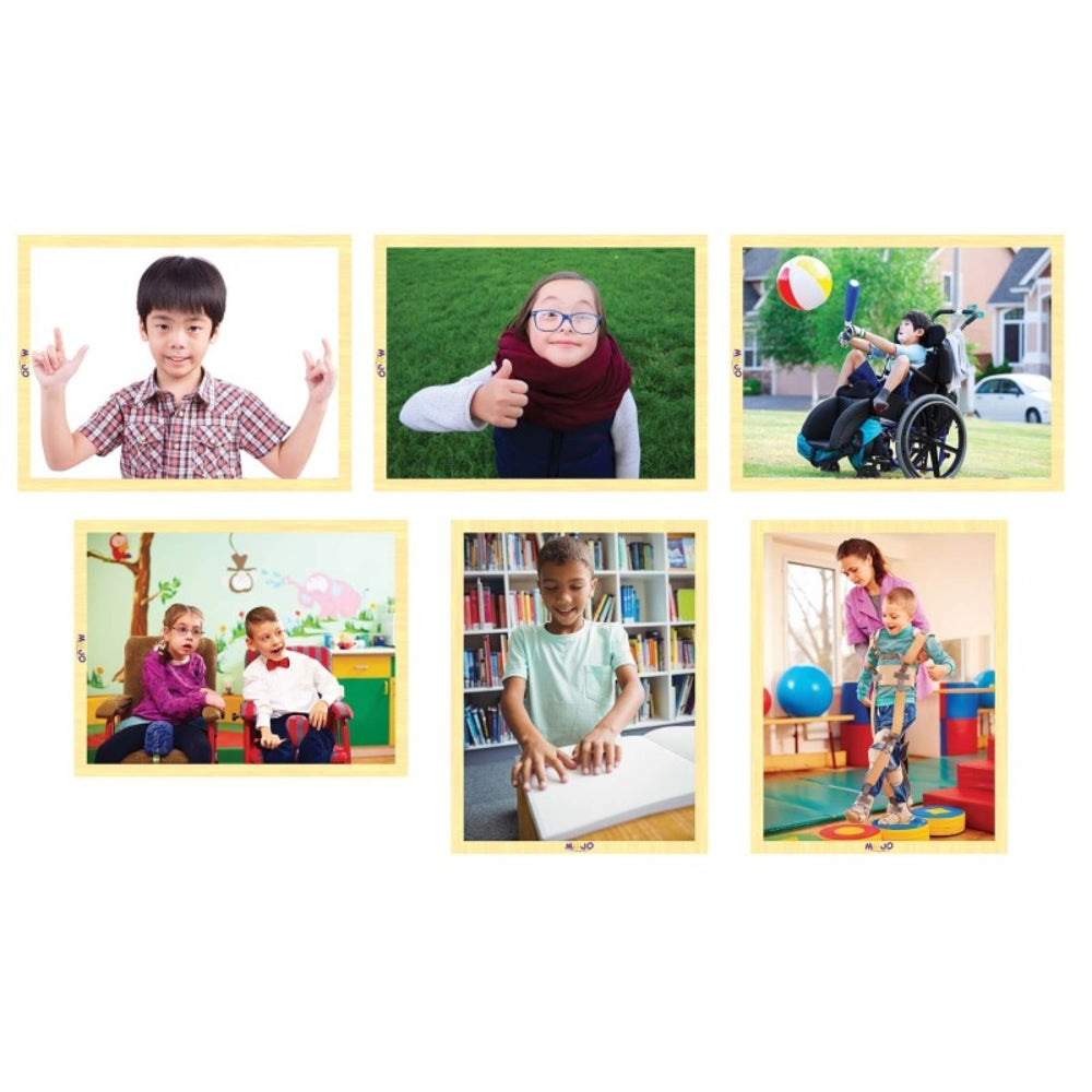 Mojo Education MJ-345408 Wooden Puzzle Set Celebrating Inclusion & Diversity Image 1