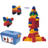 Miniland MLE32310 Plastic Interlocking Blocks 120 - Educational Toy for Children Image 1