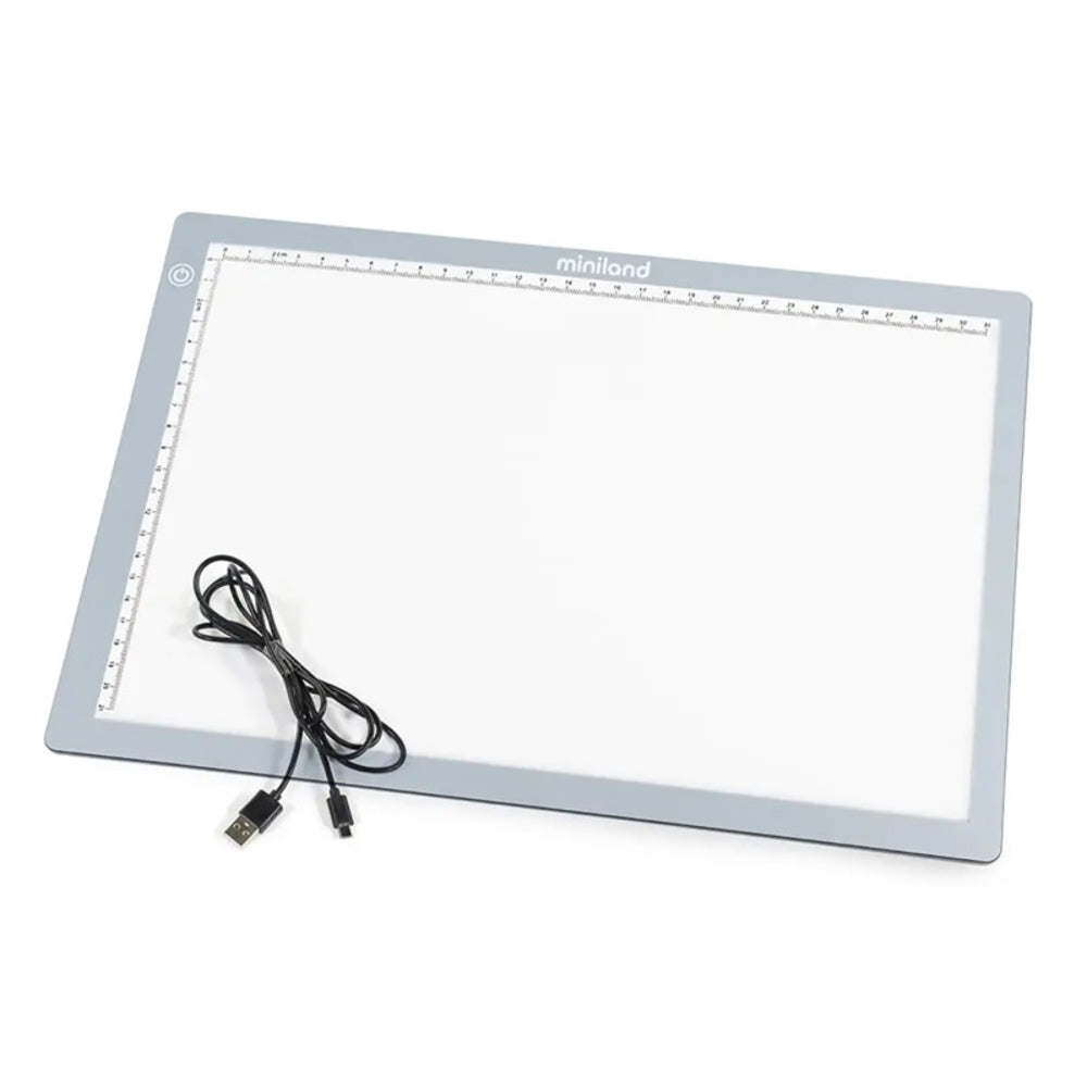 Miniland MLE95103 Portable Light Pad 21" A3 - Enhance Learning and Creativity Image 1