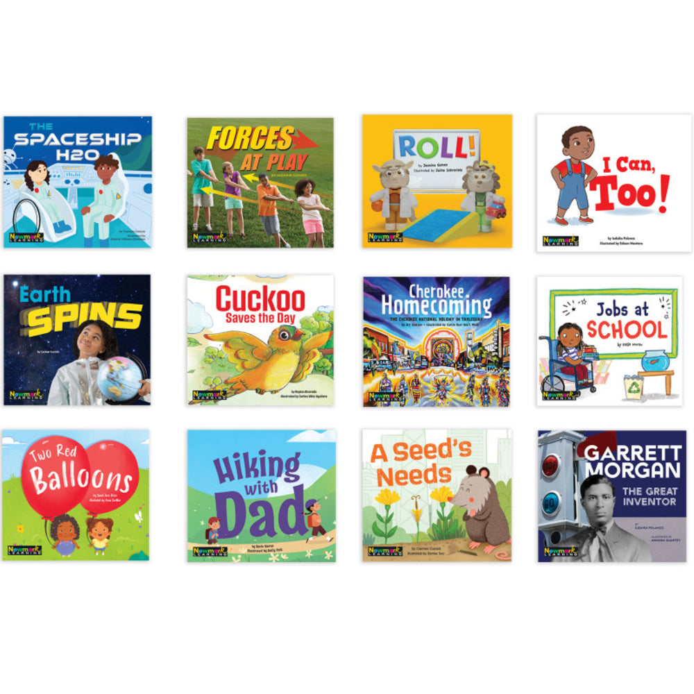 Newmark NL-7199 Clear Windows 12-Book Set Grade K Diverse Voices & Identities Image 1