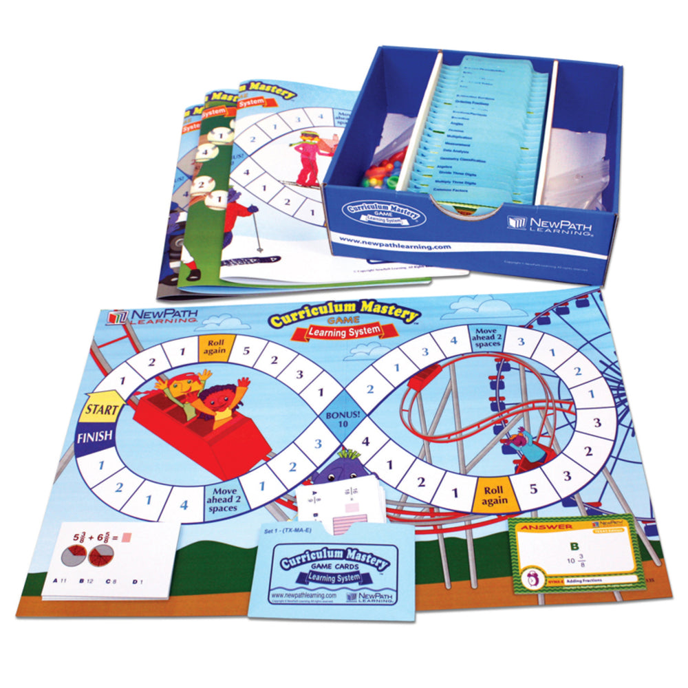 PATH LEARNING NP-235001 Grade 5 Math Curriculum Mastery Game Class-Pack Edition Image 1