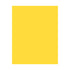 Dixon Ticonderoga Co PAC53831 Yellow Coated Poster Board 22" x 28" - 25 Sheets Image 1
