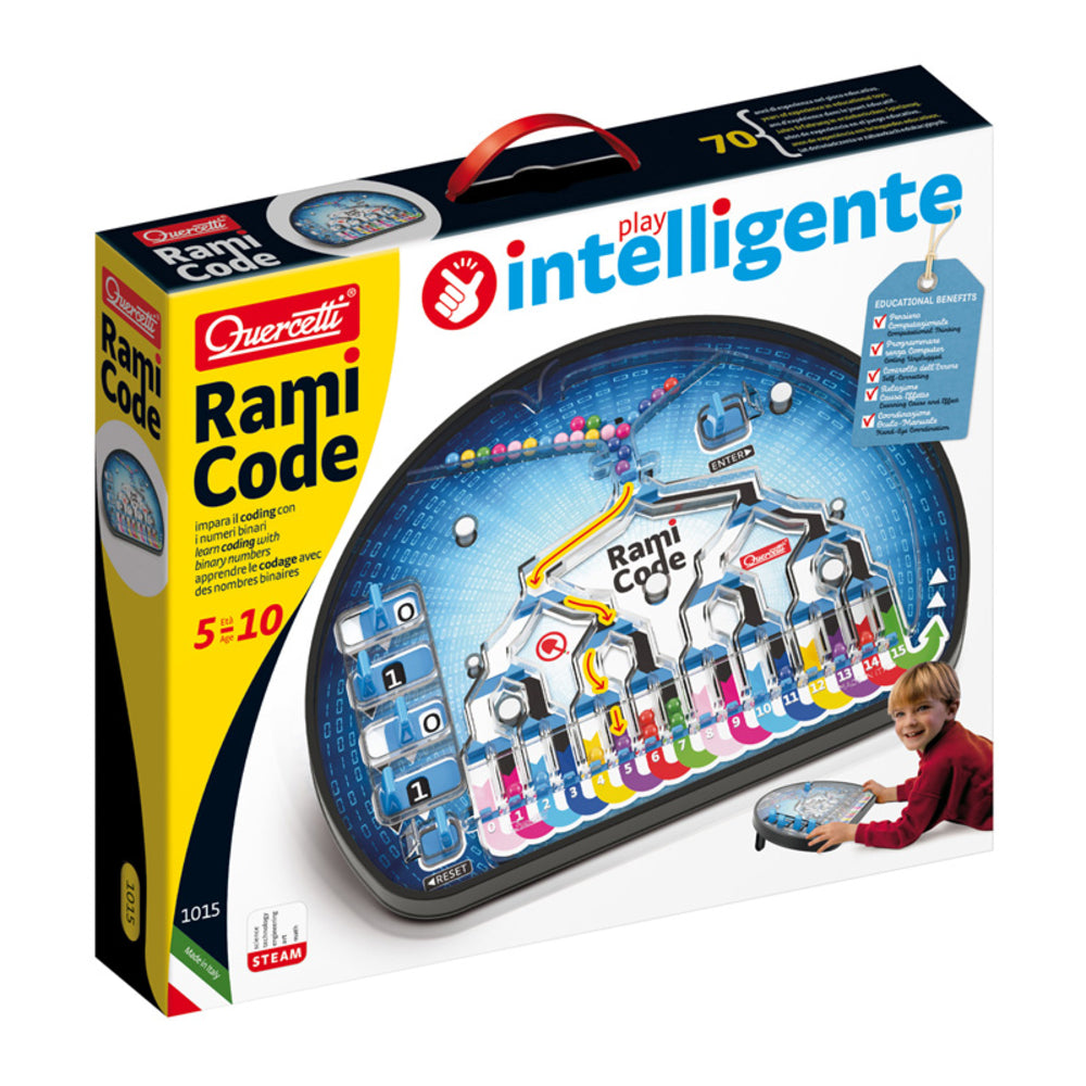 Quercetti QRC1015 Rami Code Toy with Maze and Logic Challenges Image 1