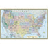 Barcharts Inc. QS-9781423220817 US Map Poster 50" x 32" Laminated Image 1