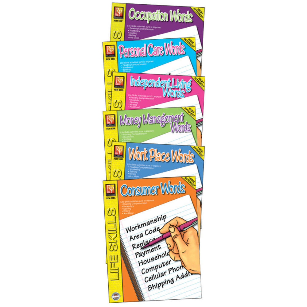 REMEDIA PUBLICATIONS REM930H Life-Skill Lessons Book Series 6 Set Image 1