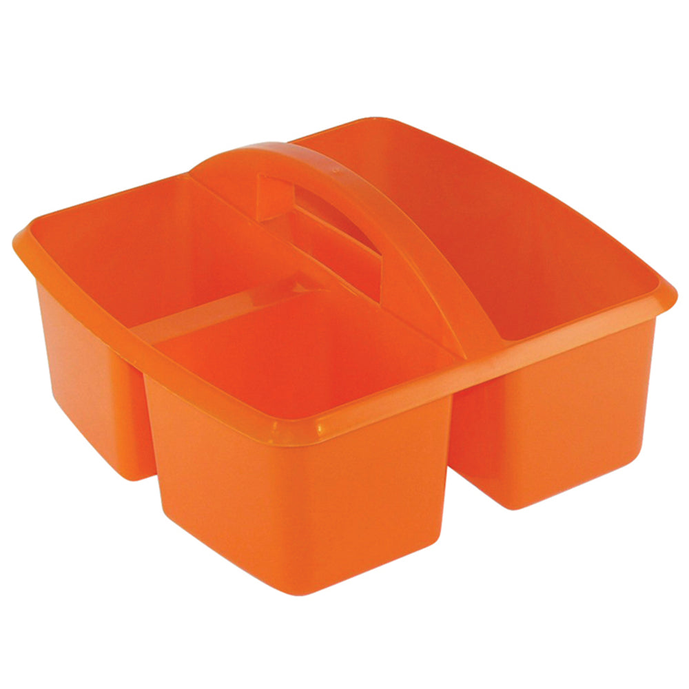 Romanoff ROM25909 Small Utility Caddy - Orange Plastic Storage Organizer Image 1