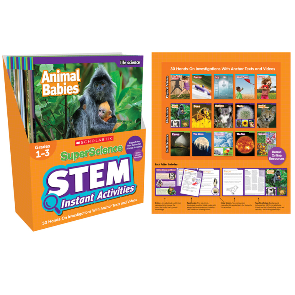 Scholastic Teaching Resources SC-809900 Superscience STEM Instant Activities Image 1