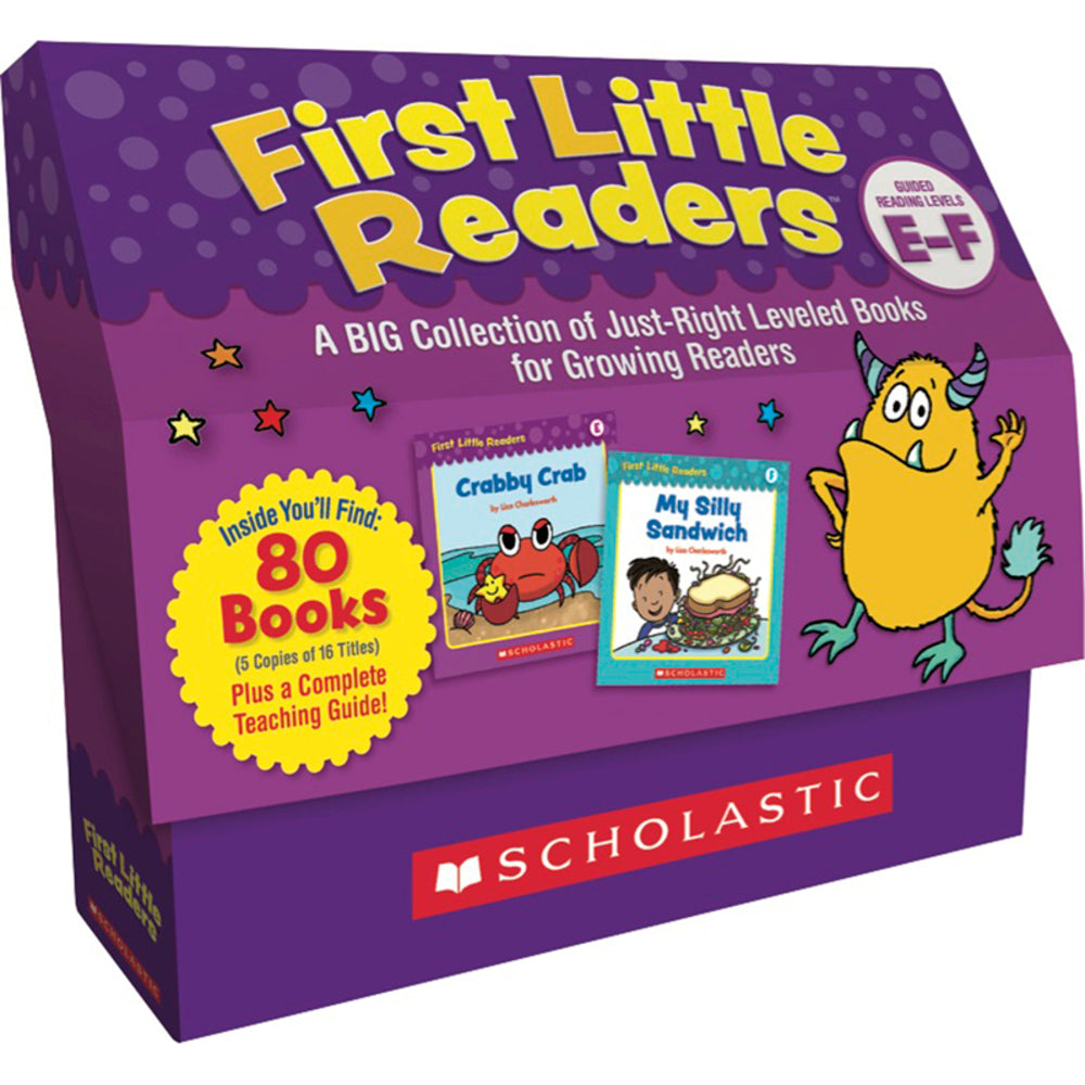 Scholastic SC-825656 First Little Readers Set: Guided Reading Levels E & F Image 1