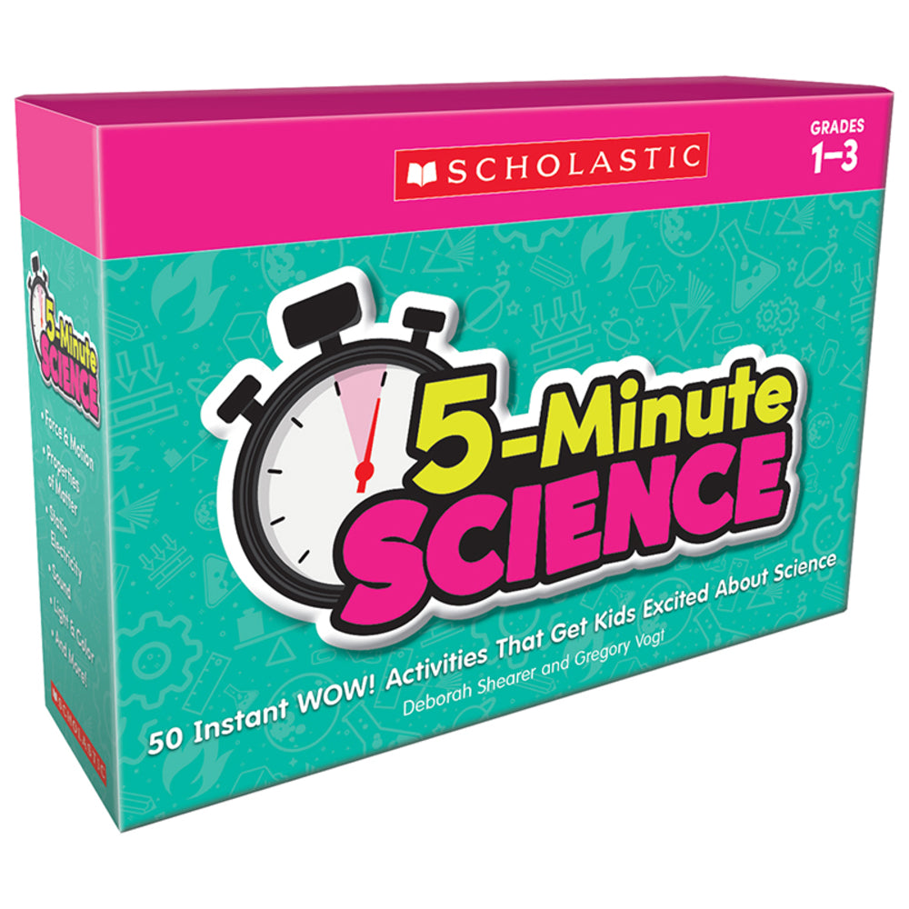 Scholastic Sc-833011 5-Minute Science Book: Grades 1-3 Image 1