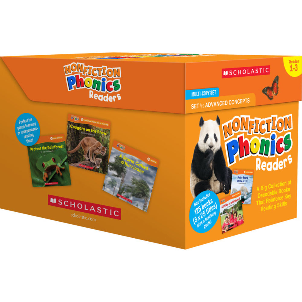 Scholastic SC-9781546164586 Nonfiction Phonics Readers Set with Teaching Guide Image 1