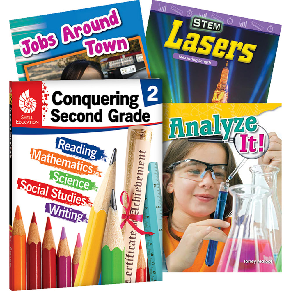 Shell Education SEP100710 Conquering Second Grade 4-Book Set Image 1