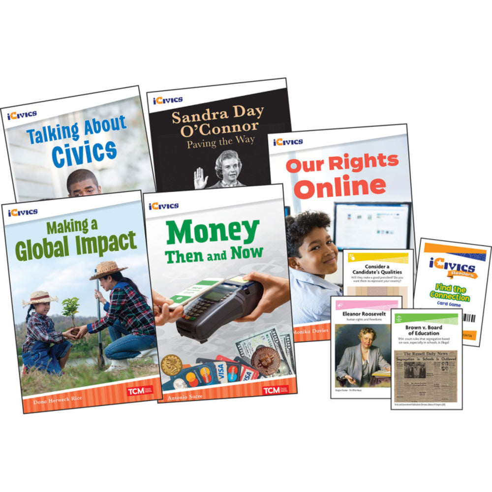 Shell Education SEP131236 iCivics Grade 5: Community and Social Awareness Reading Set Image 1