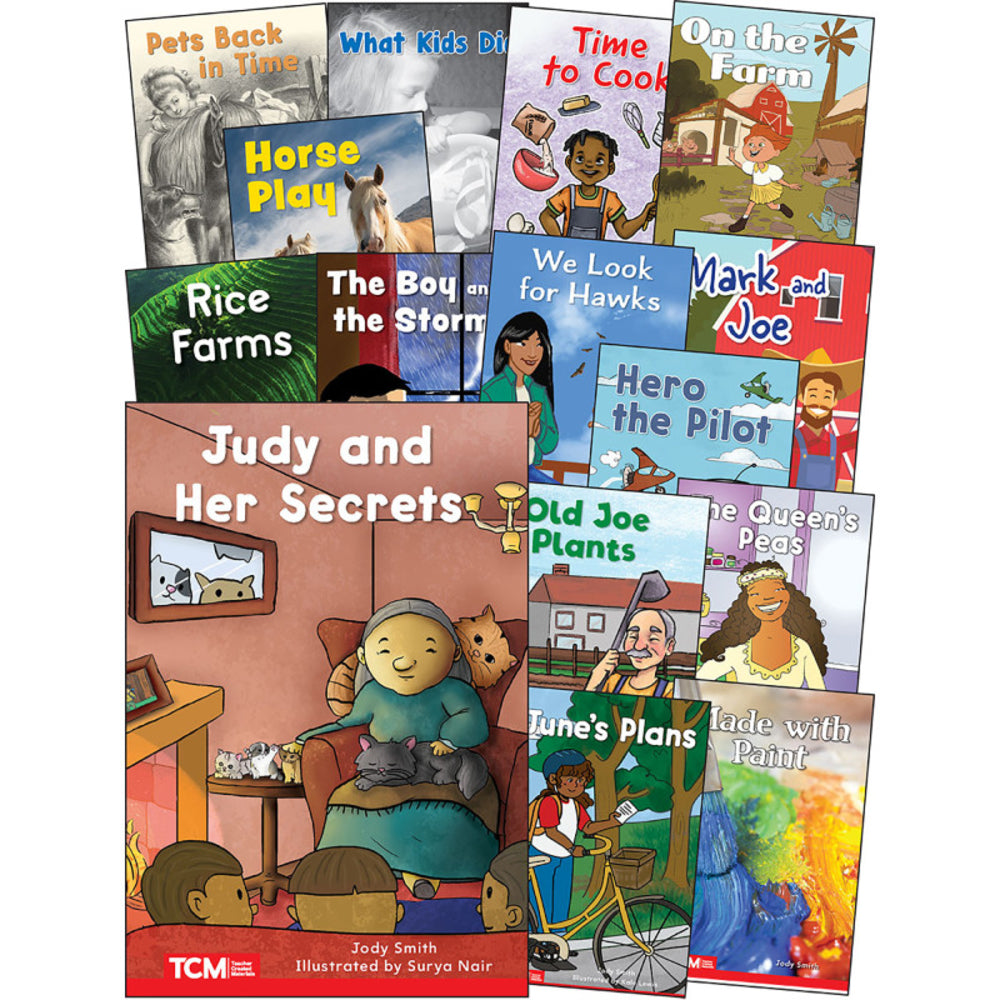 Shell Education SEP145499 Decodable Books: Grade 1 Set 2 - Phonics & High-Frequency Words Image 1