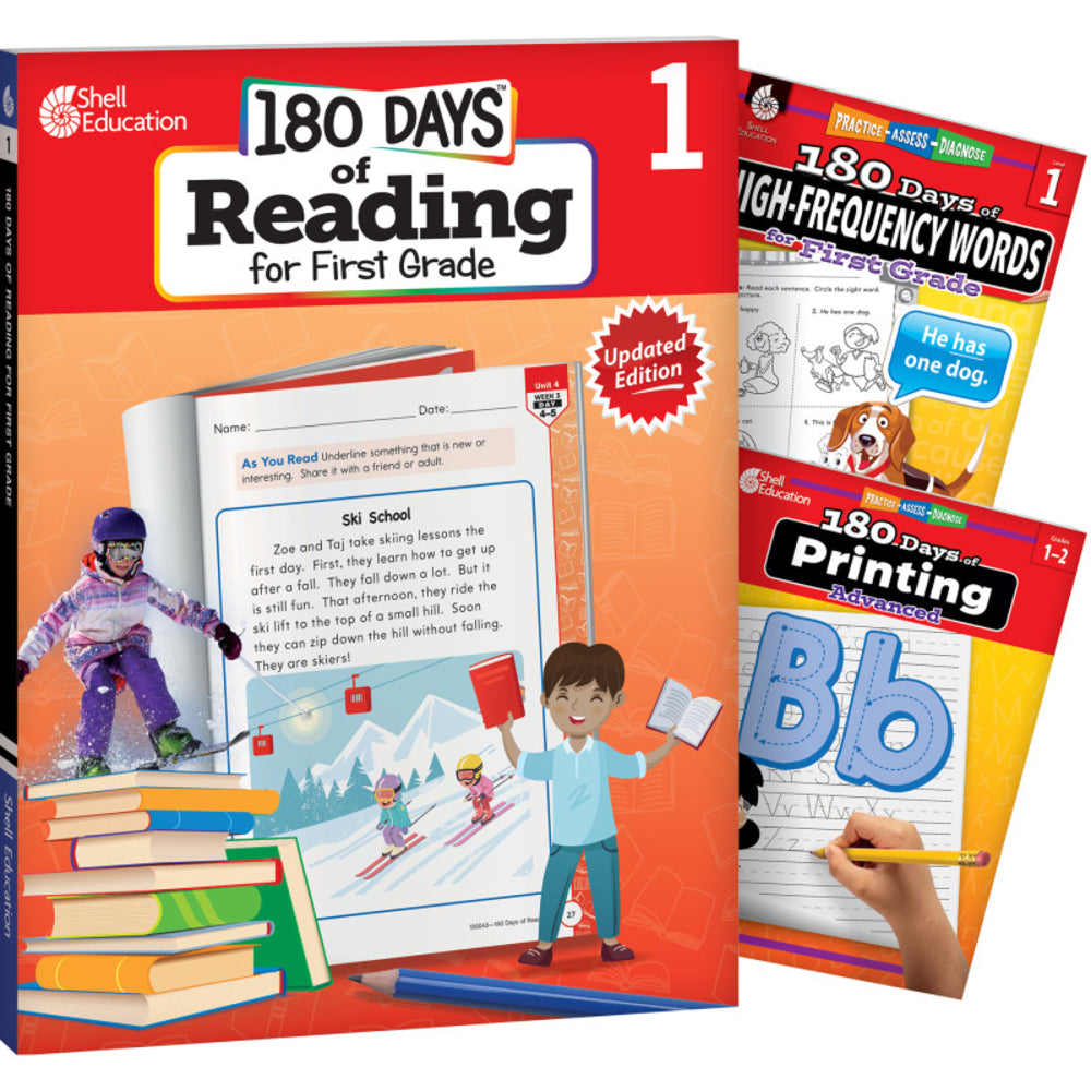 Shell Education SEP147650 180 Days Reading High-Frequency Words & Printing Set Image 1