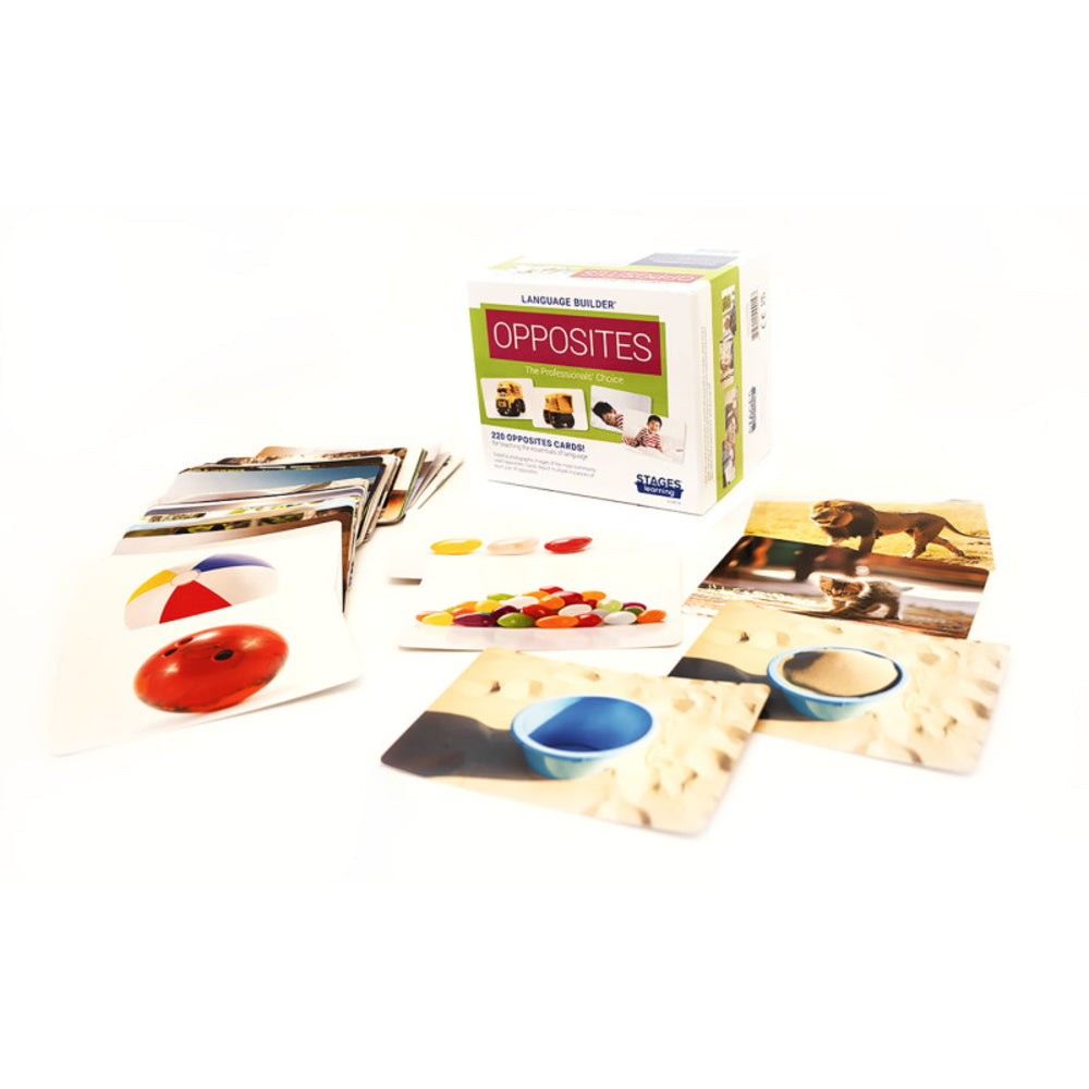 Stages SLM014 Opposites Picture Cards for Language Builder Image 1