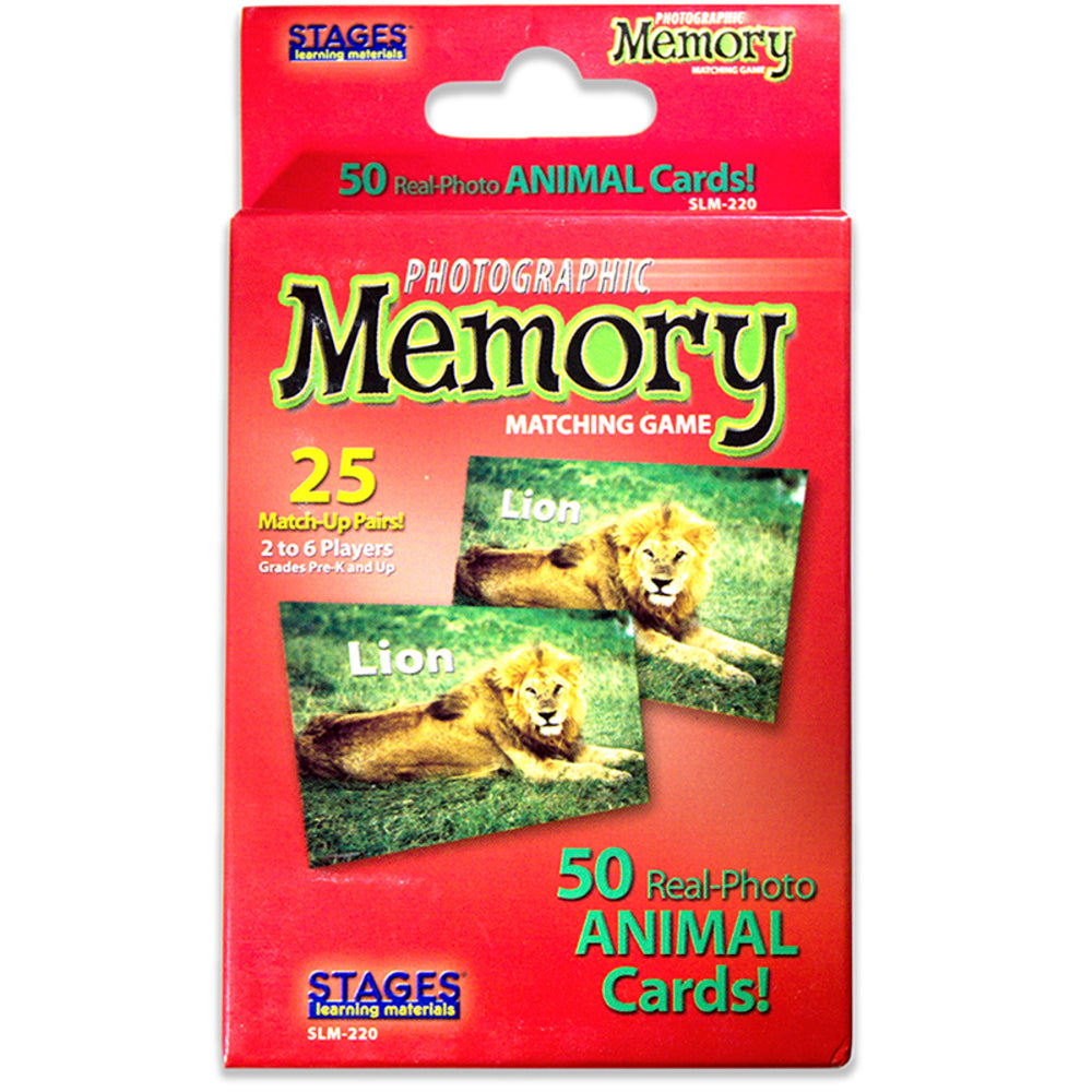 Stages SLM220 Memory Matching Game Animals Image 1