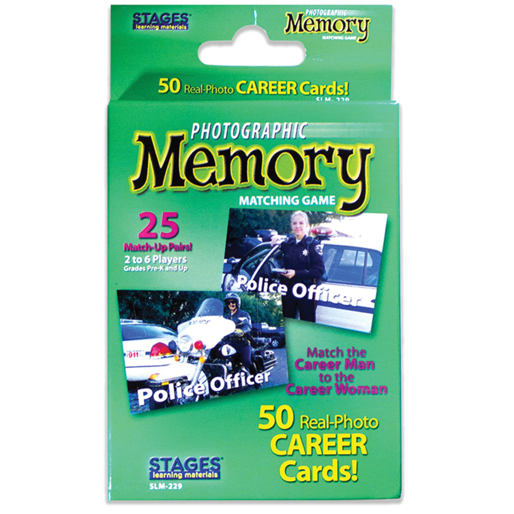 Stages SLM229 Memory Matching Game Careers Image 1