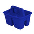 Storex STX01062U12C Mini Caddy Blue 12-Pack - Three Compartments, Deep Height, Washable Image 1