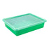Storex STX62539U05C Flat Storage Tray Lid Green - Letter-Sized Organizer Image 1