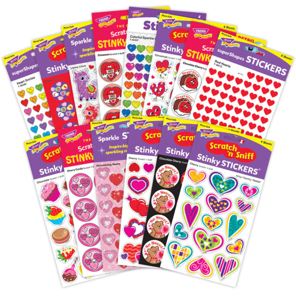 Trend Enterprises Inc. T-33014 Valentine's Stickers Set Image 1