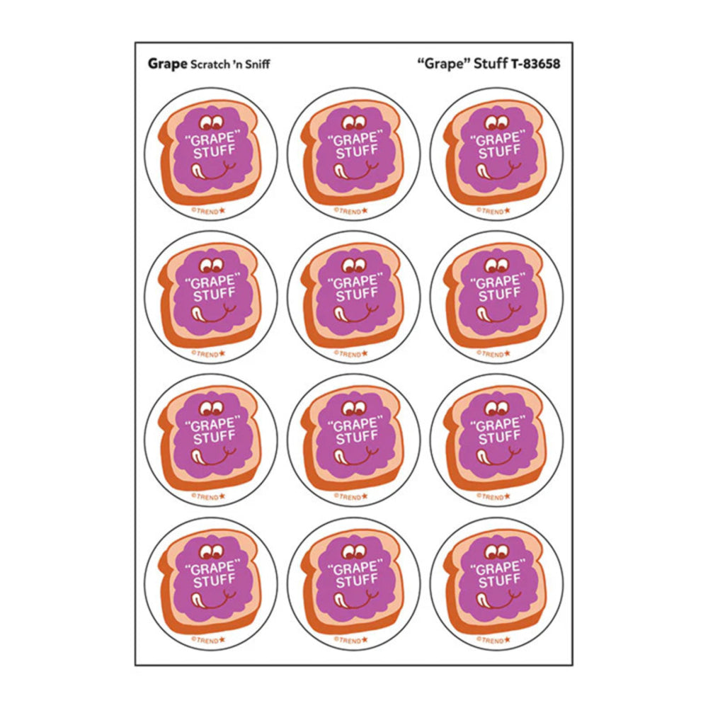 Trend Enterprises Inc. T-83658 Grape Scented Stickers 24 Ct. Image 1