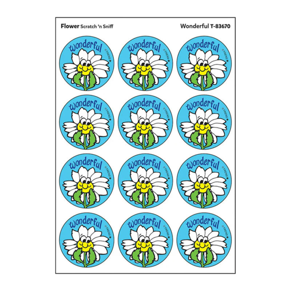 Trend Enterprises Inc. T-83670 Flower Scent Stickers 24 Ct. Image 1